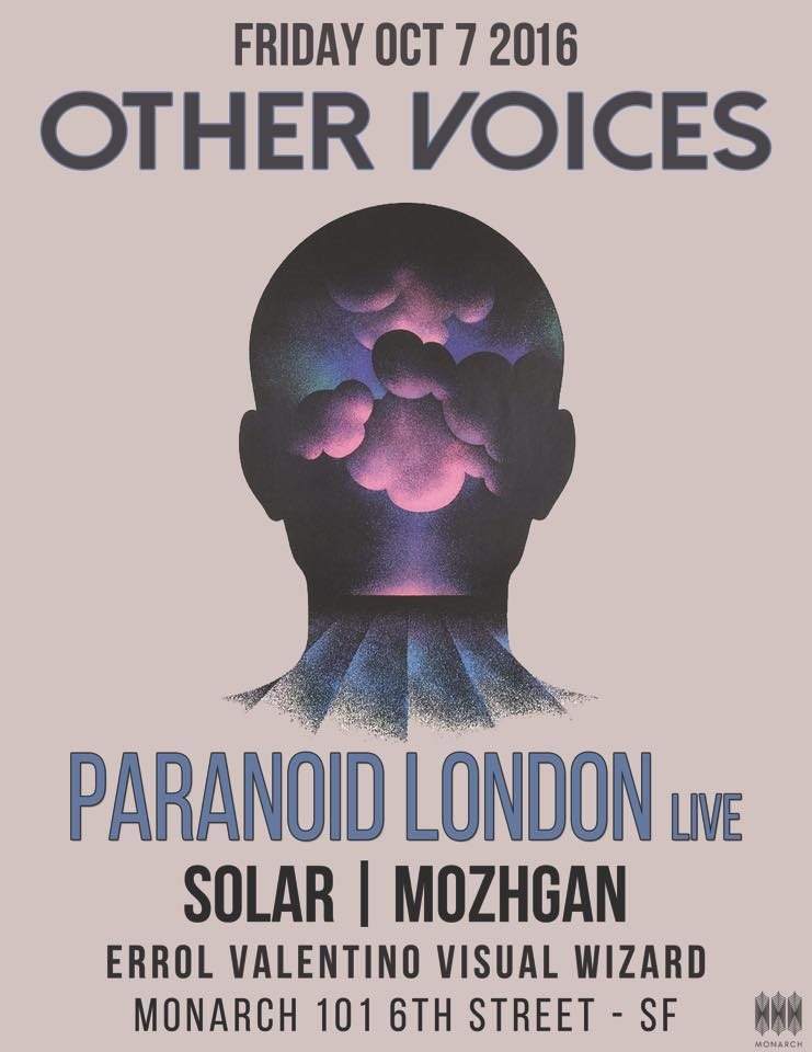 Other Voices: Paranoid London (Live) / Solar / Mozhgan - Página frontal