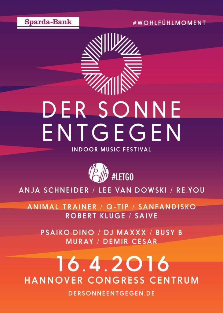 Der Sonne Entgegen - Indoor Music Festival - フライヤー表