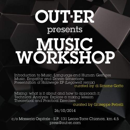 Out-ER Workshop & Post Workshop Vinyl Session - Página frontal