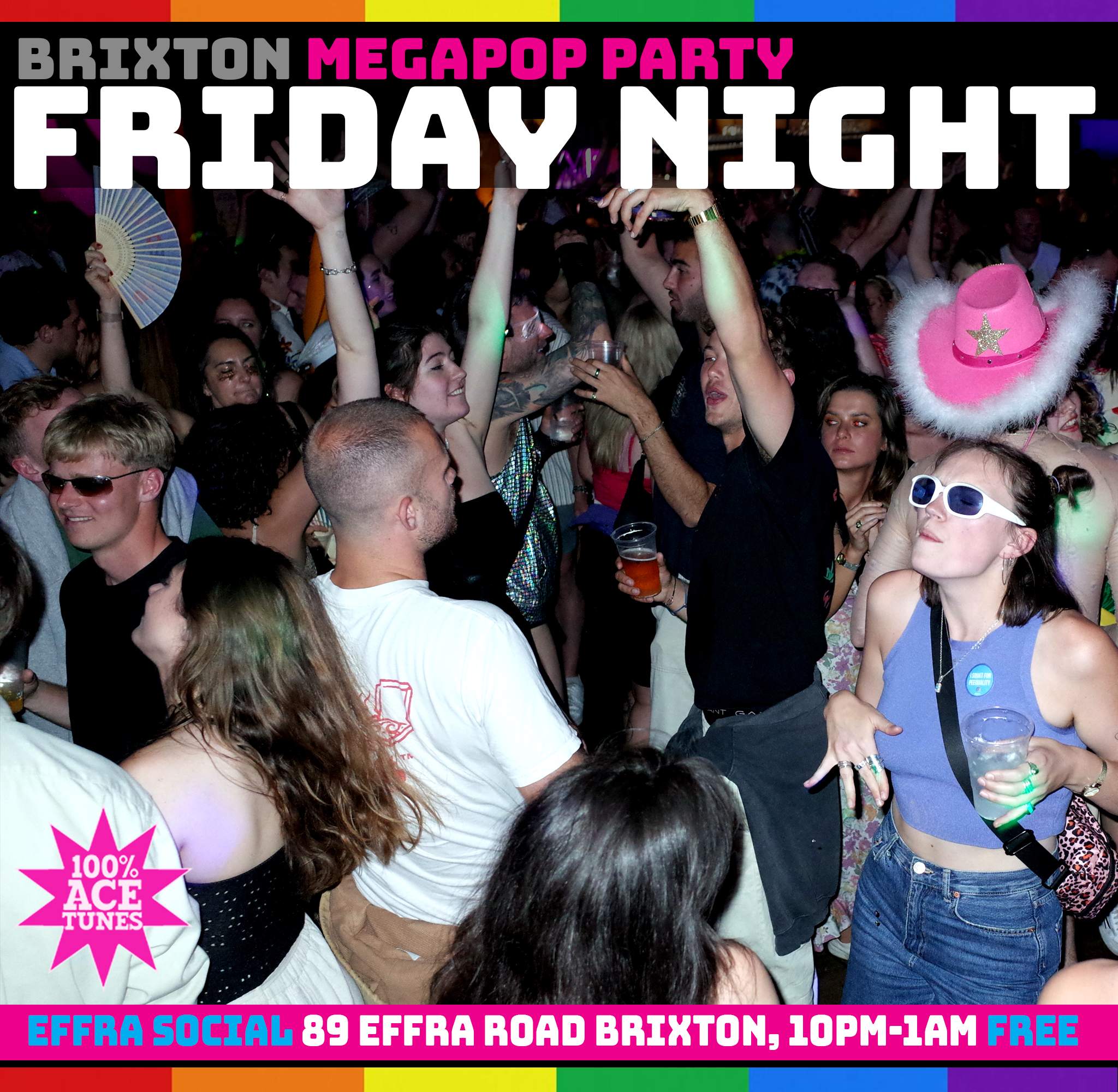 The Big Brixton MegaPop Party - Página frontal