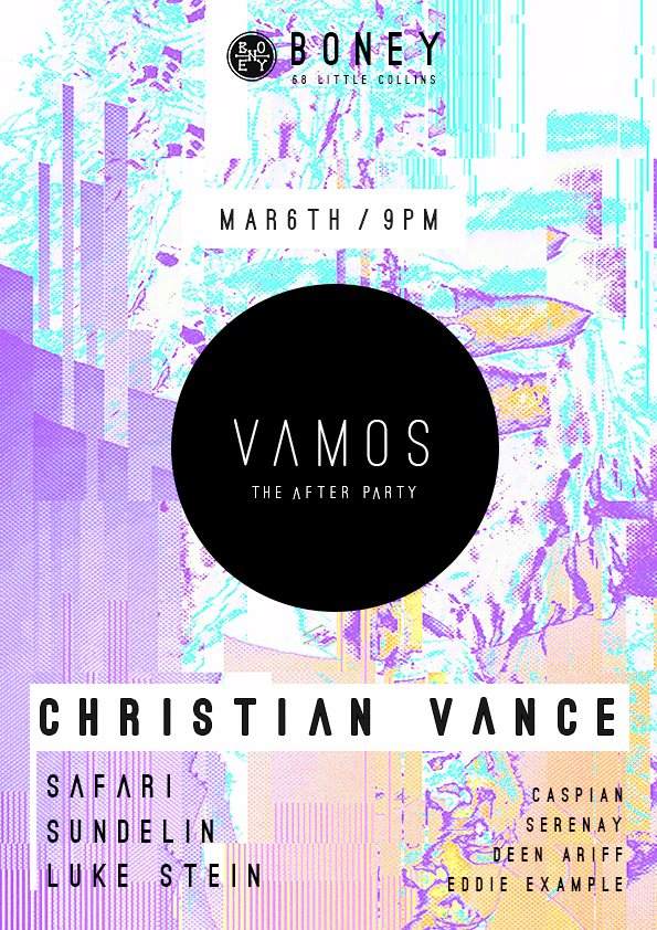 Vamos presents Christian Vance - Página frontal