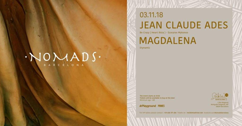 ❂ Nomads Pres: Jean Claude Ades, Magdalena - Página trasera
