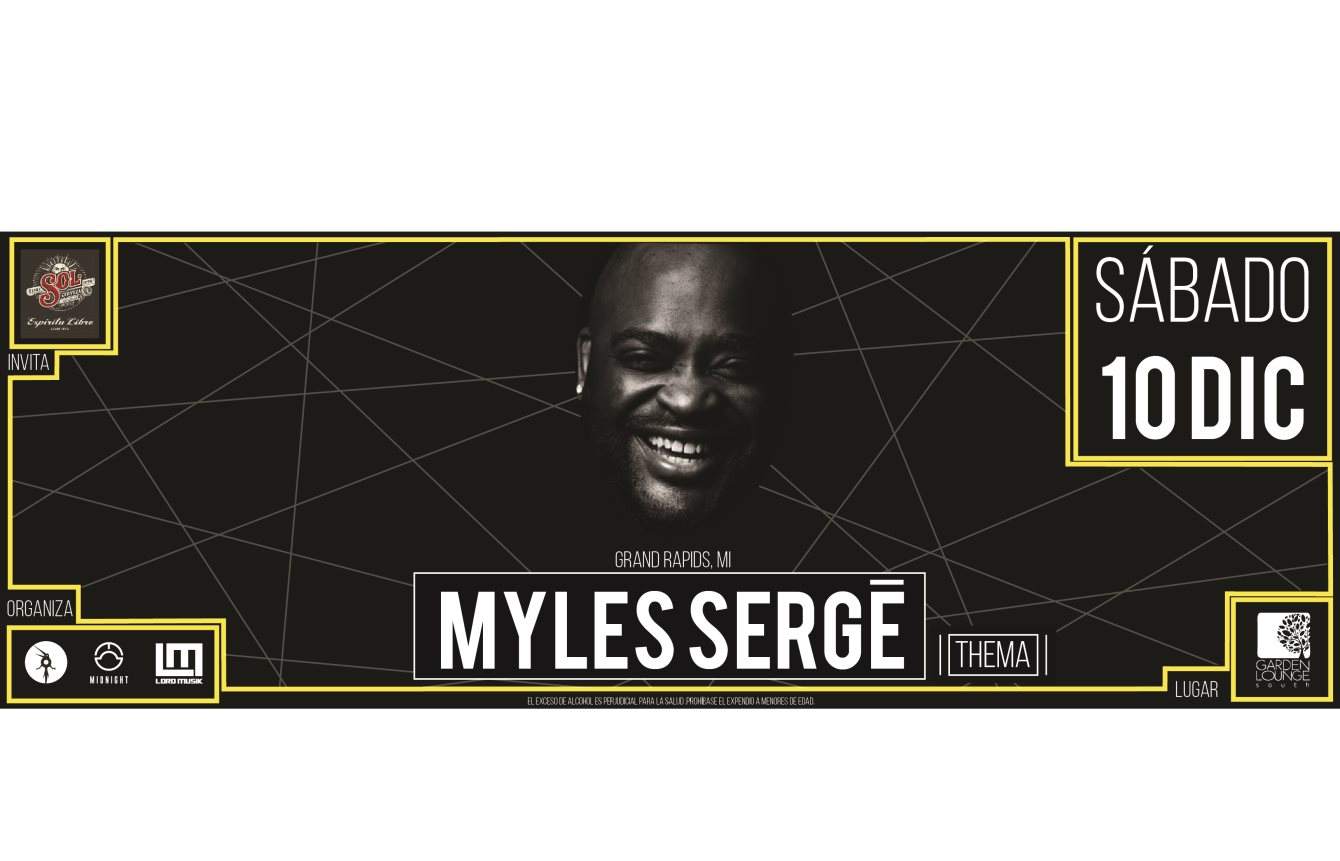 Myles Sergé - フライヤー表