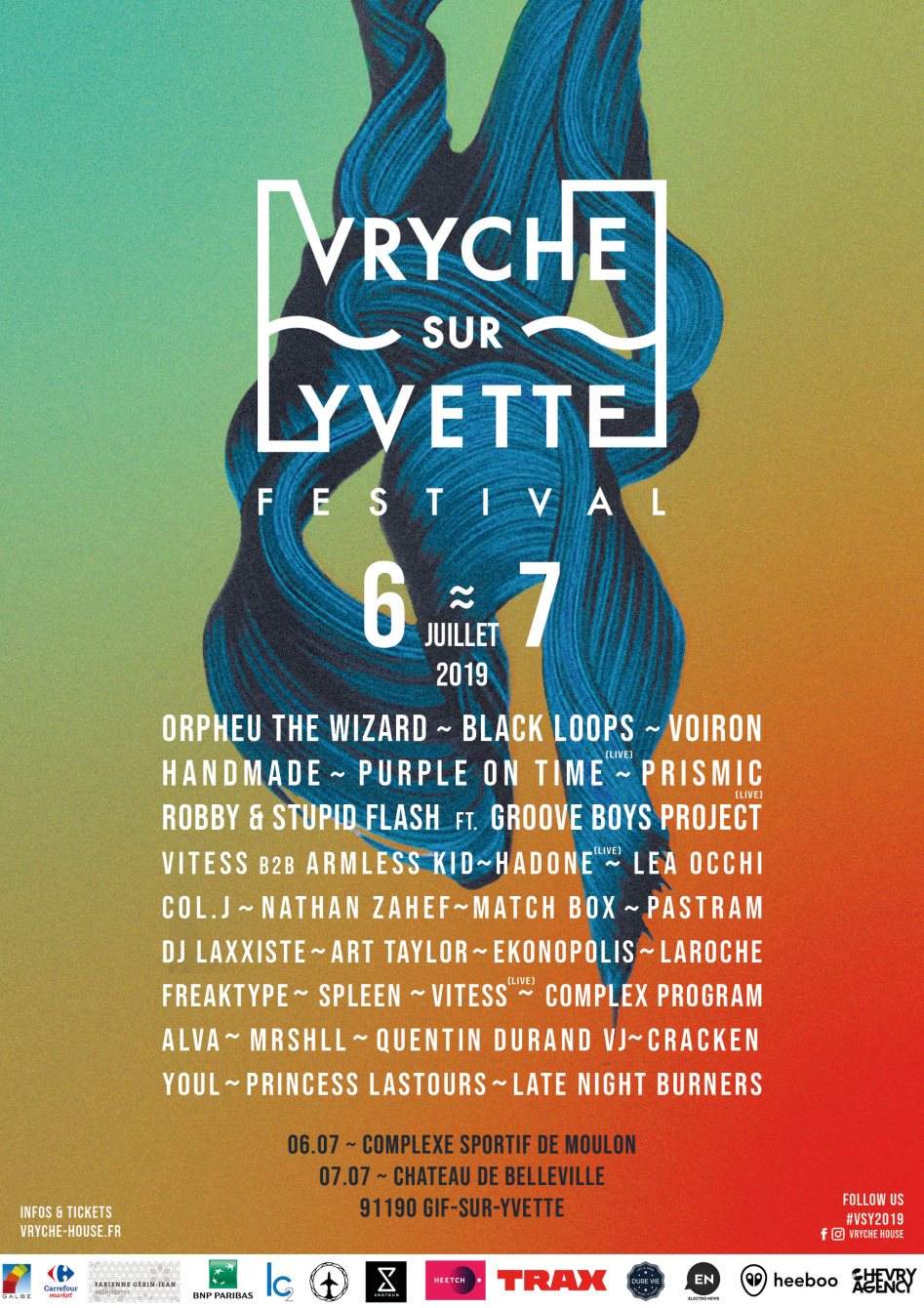 Vryche Sur Yvette Festival - フライヤー裏