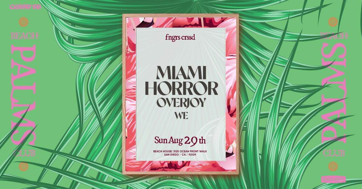 Miami Horror (Live) - フライヤー表