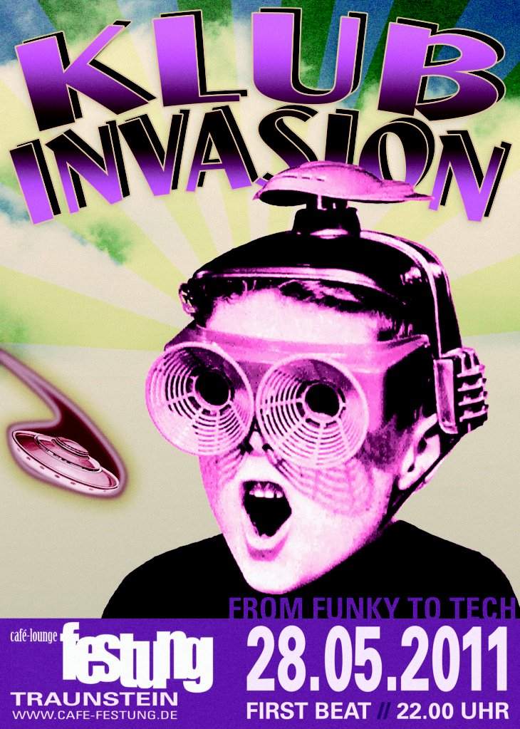 Klub Invasion - フライヤー表