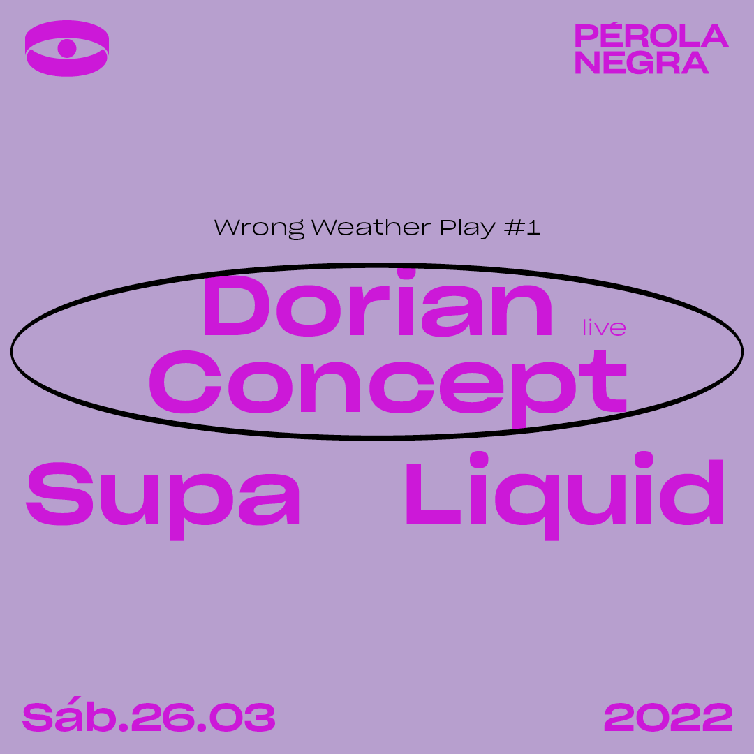 Wrong Weather Play #1: Dorian Concept live, Supa, Liquid - Página frontal