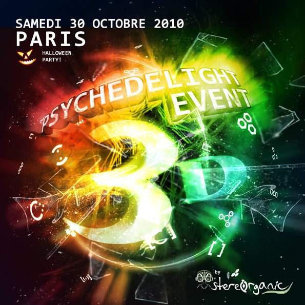 Psychedelight Event 3d - フライヤー表