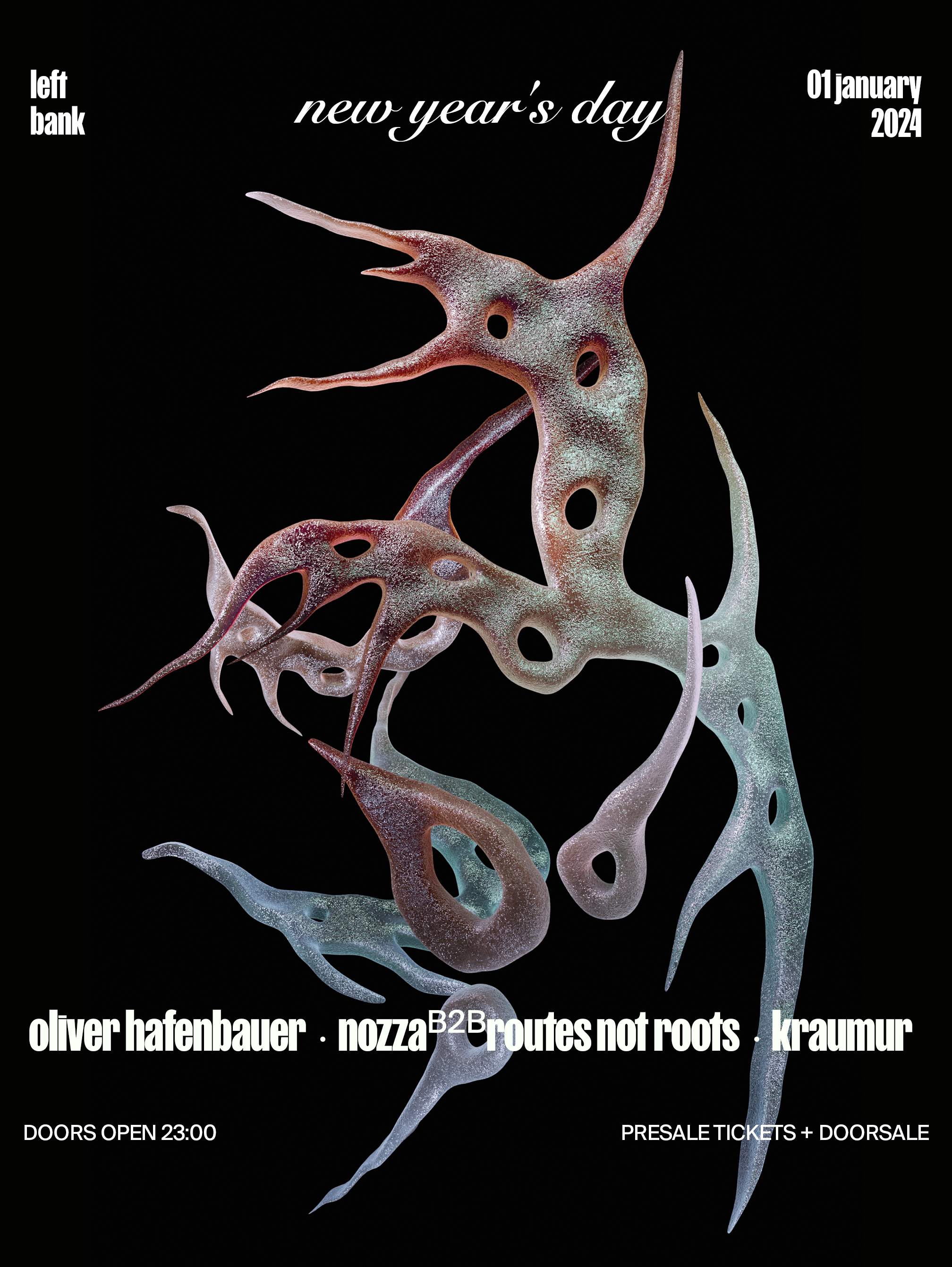 NYd: Oliver Hafenbauer ✦ Kraumur ✦ Nozza b2b Routes Not Roots - Página frontal