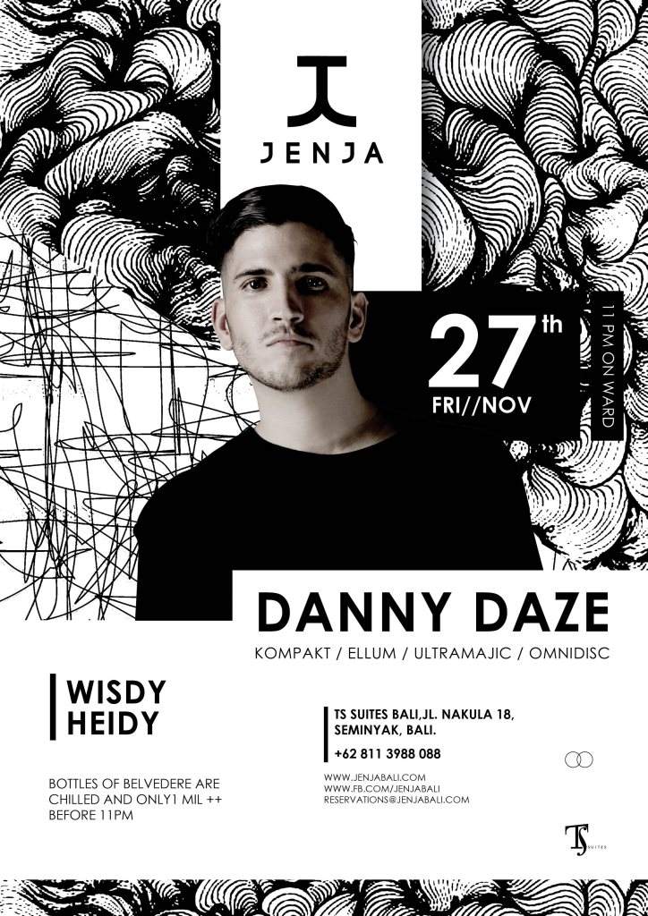 Weekenders presents Danny Daze - フライヤー表