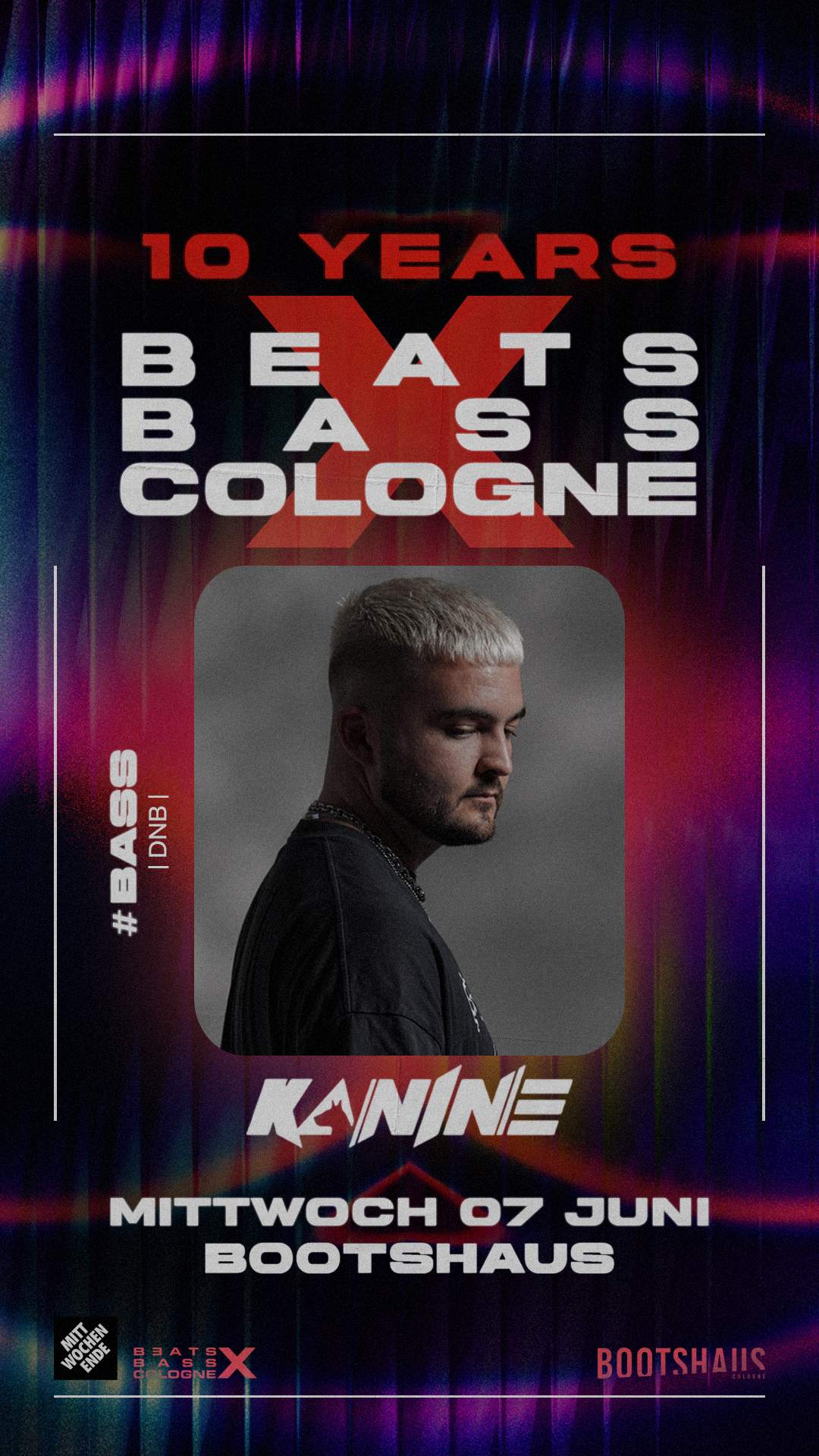10 Years Beats x Bass x Cologne with Lilly Palmer & Kanine + Köln ist Techno Floor - フライヤー裏