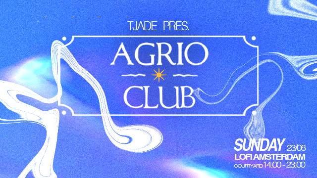 Tjade pres. Agrio Club - フライヤー表