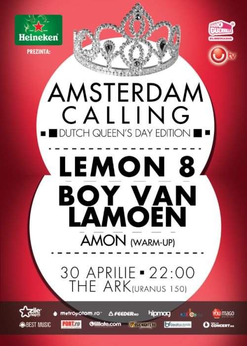 Amsterdam Calling: Dutch Queen's Day Edition - フライヤー表