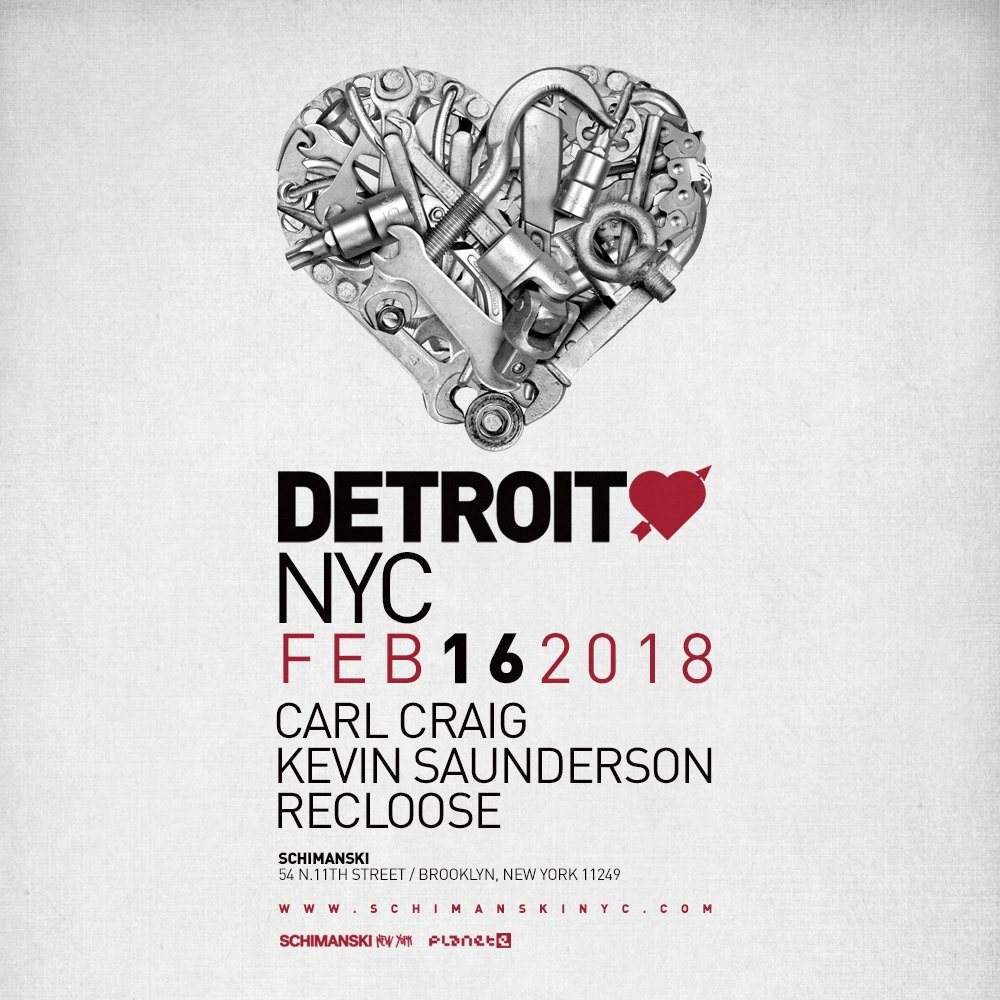Detroit Love: Carl Craig, Kevin Saunderson, Recloose - Página frontal
