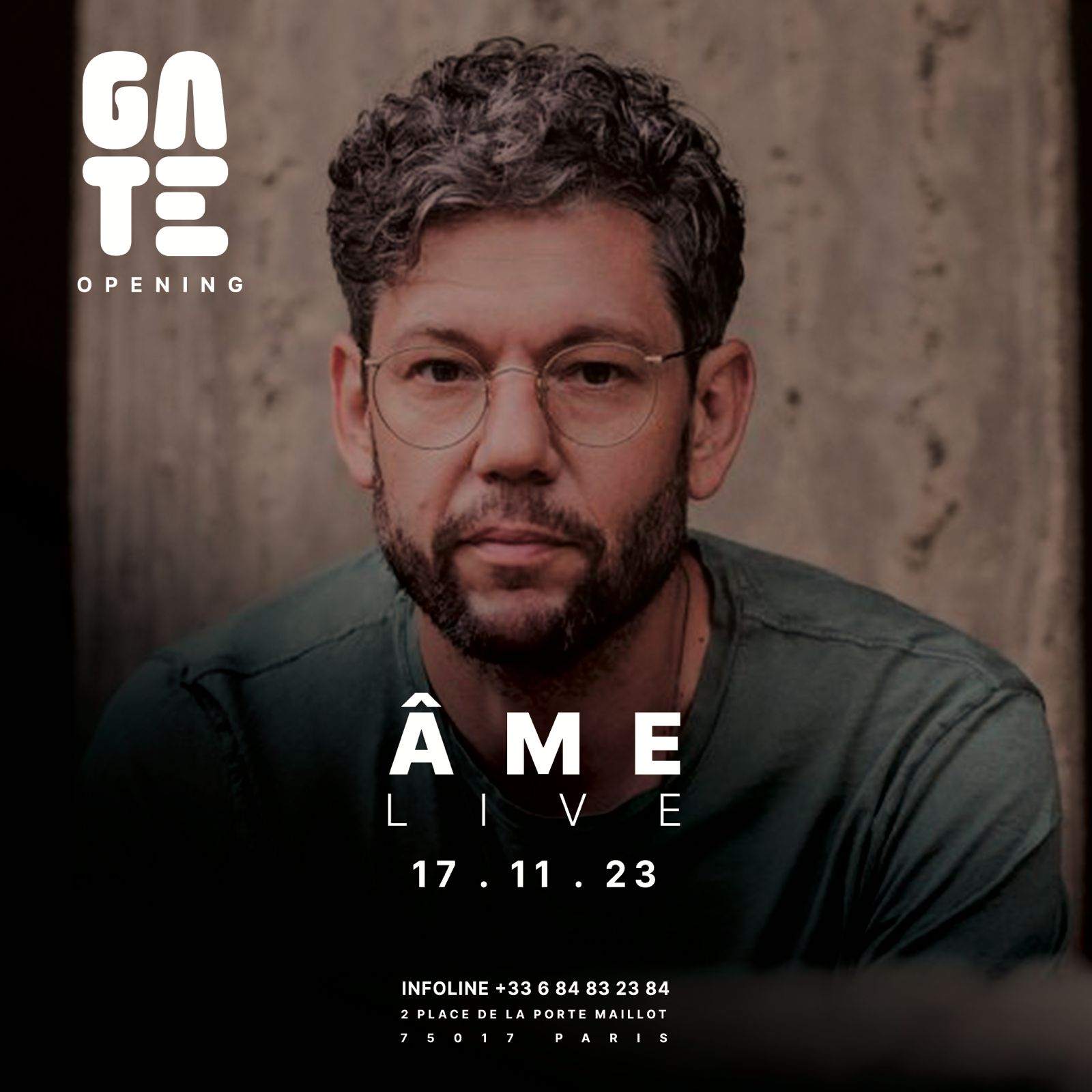 GATE club opening with Âme live - フライヤー表