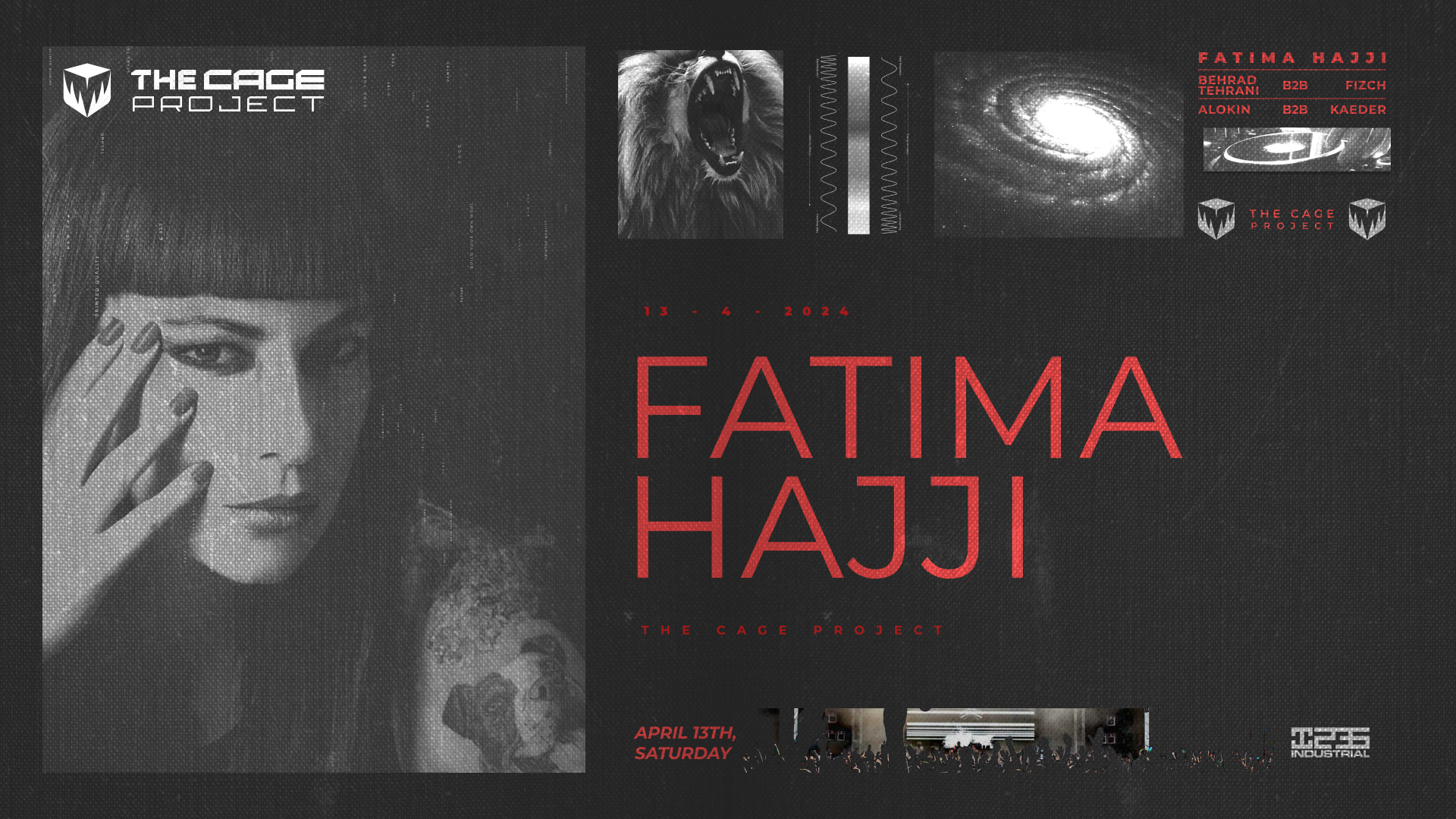THE CAGE PROJECT: Fatima Hajji - フライヤー裏