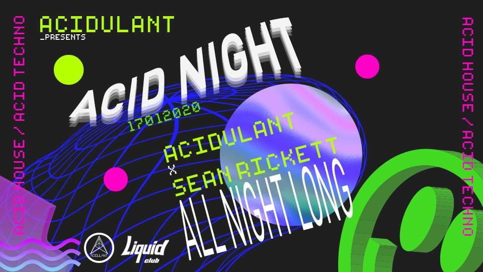 Acidulant presents: Acid Night - Página frontal