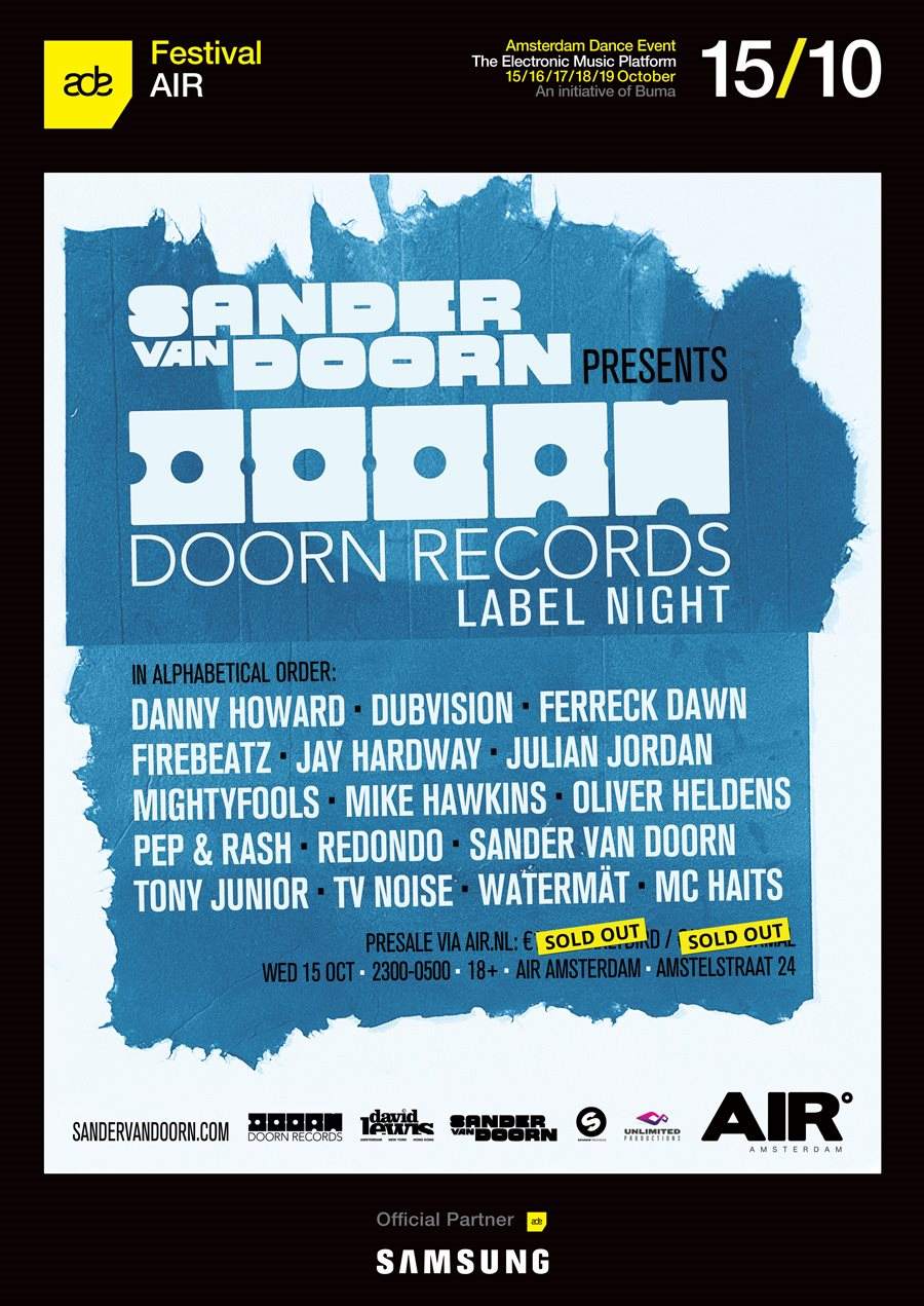 ADE: Doorn Records Label Night - Página frontal