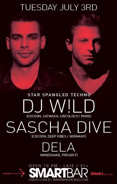Star Spangled Techno Feat. Sascha Dive, DJ W!ld, & Dela - Página frontal
