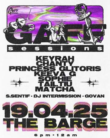 GAFF SESSIONS Pres: Keyrah at The Barge, Belfast