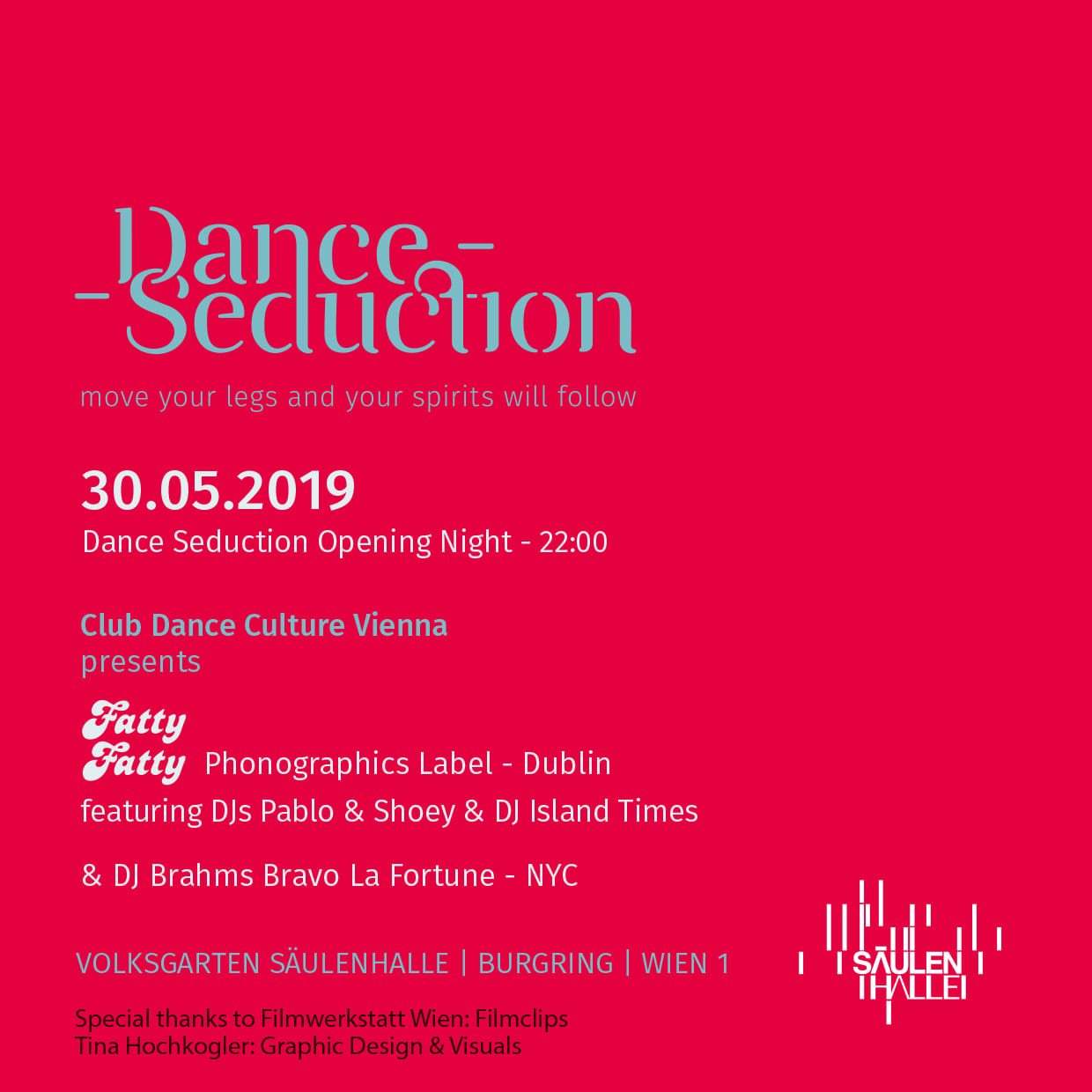Dance Seduction - フライヤー表