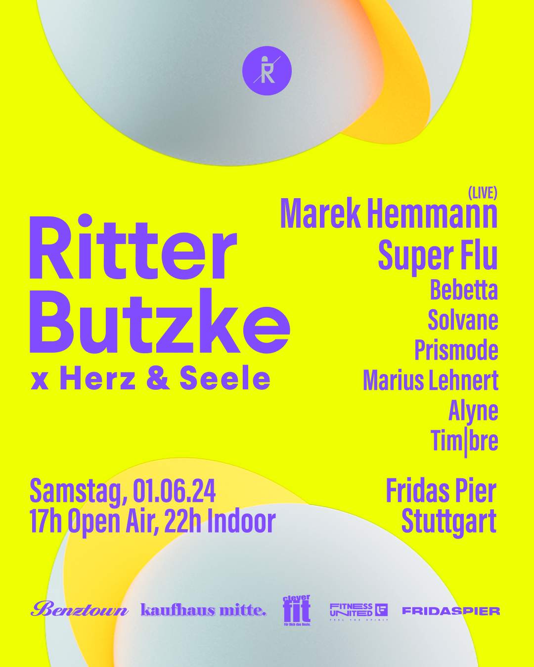 Ritter Butzke in Stuttgart Openair - フライヤー裏