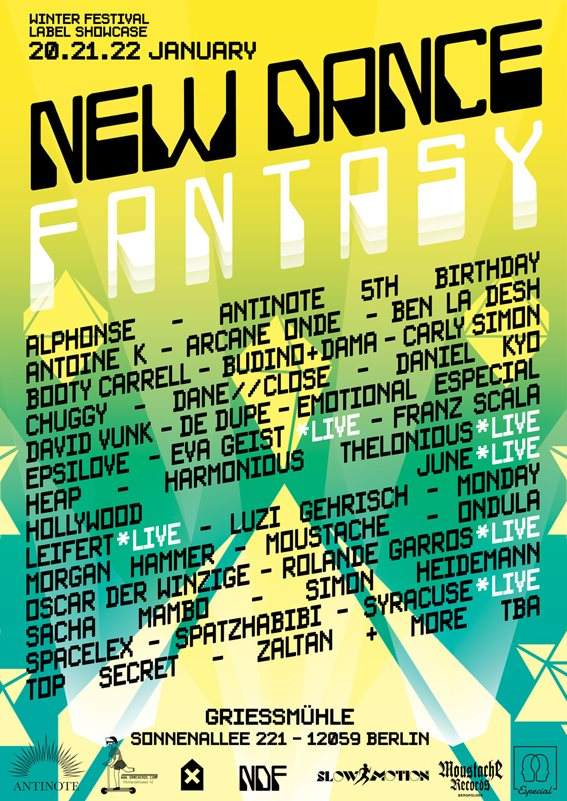 New Dance Fantasy Festival - Winter Label Showcase - Página frontal