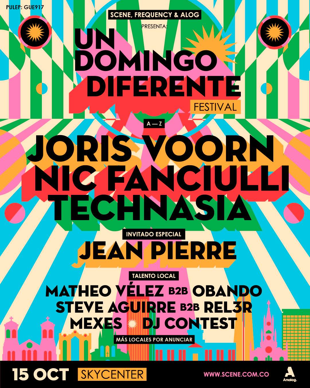 Un Domingo Diferente Festival - フライヤー表
