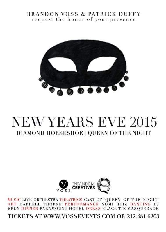 New Years Eve 2015: Queen of the Night - Página frontal