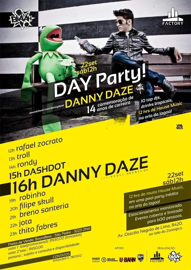 Day Party! with Danny Daze - Página frontal