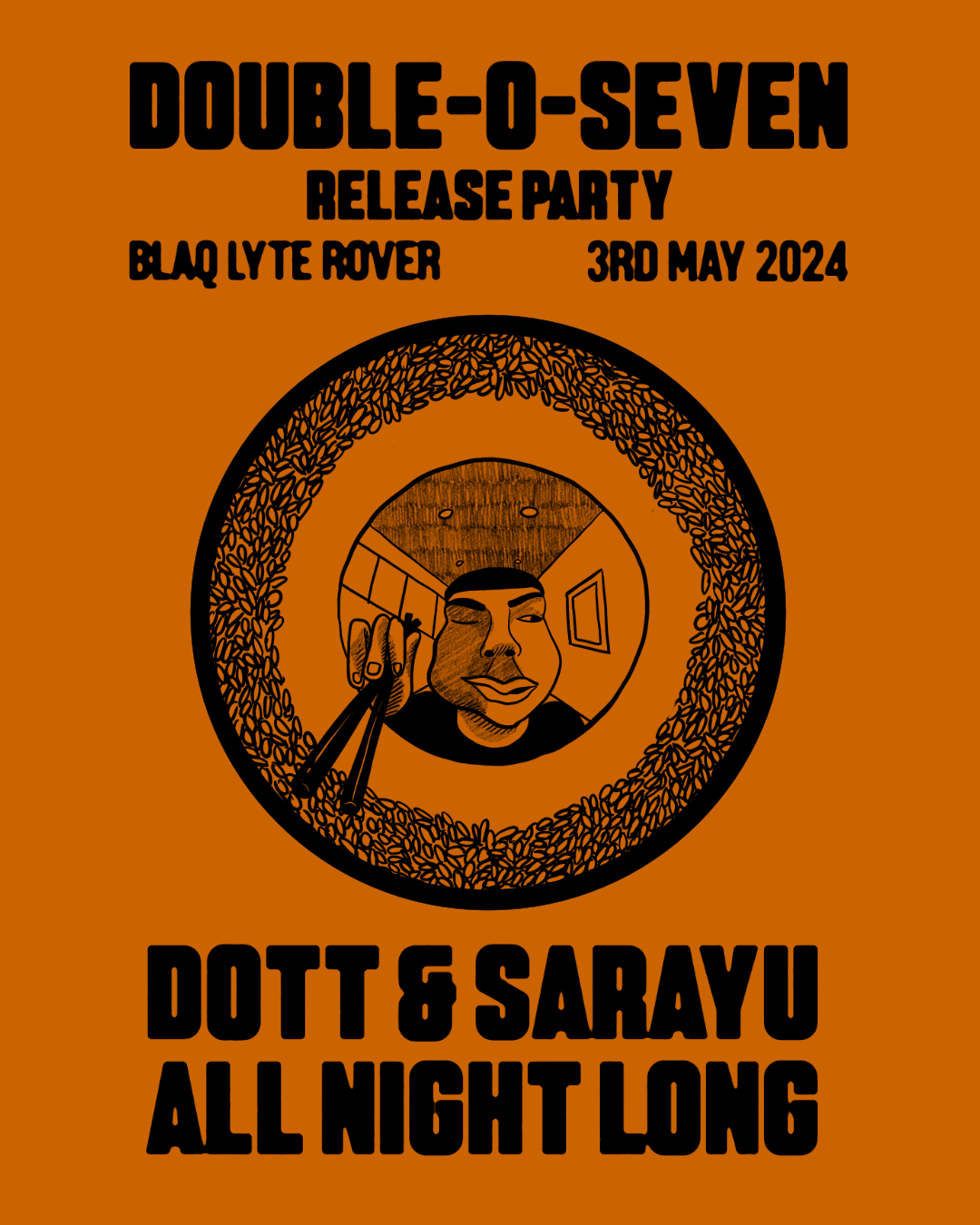 More Rice: Double-0-Seven EP Release Party - フライヤー表