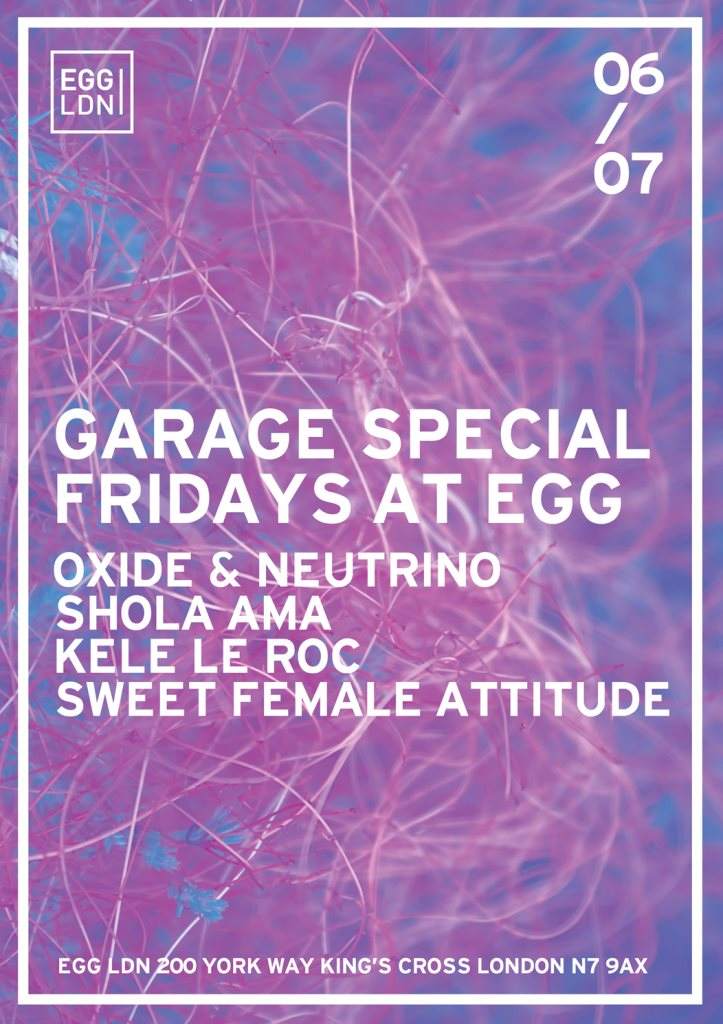 Garage Special: Oxide & Neutrino, Shola Ama, Kele Le Roc, Sweet Female Attitude - Página frontal