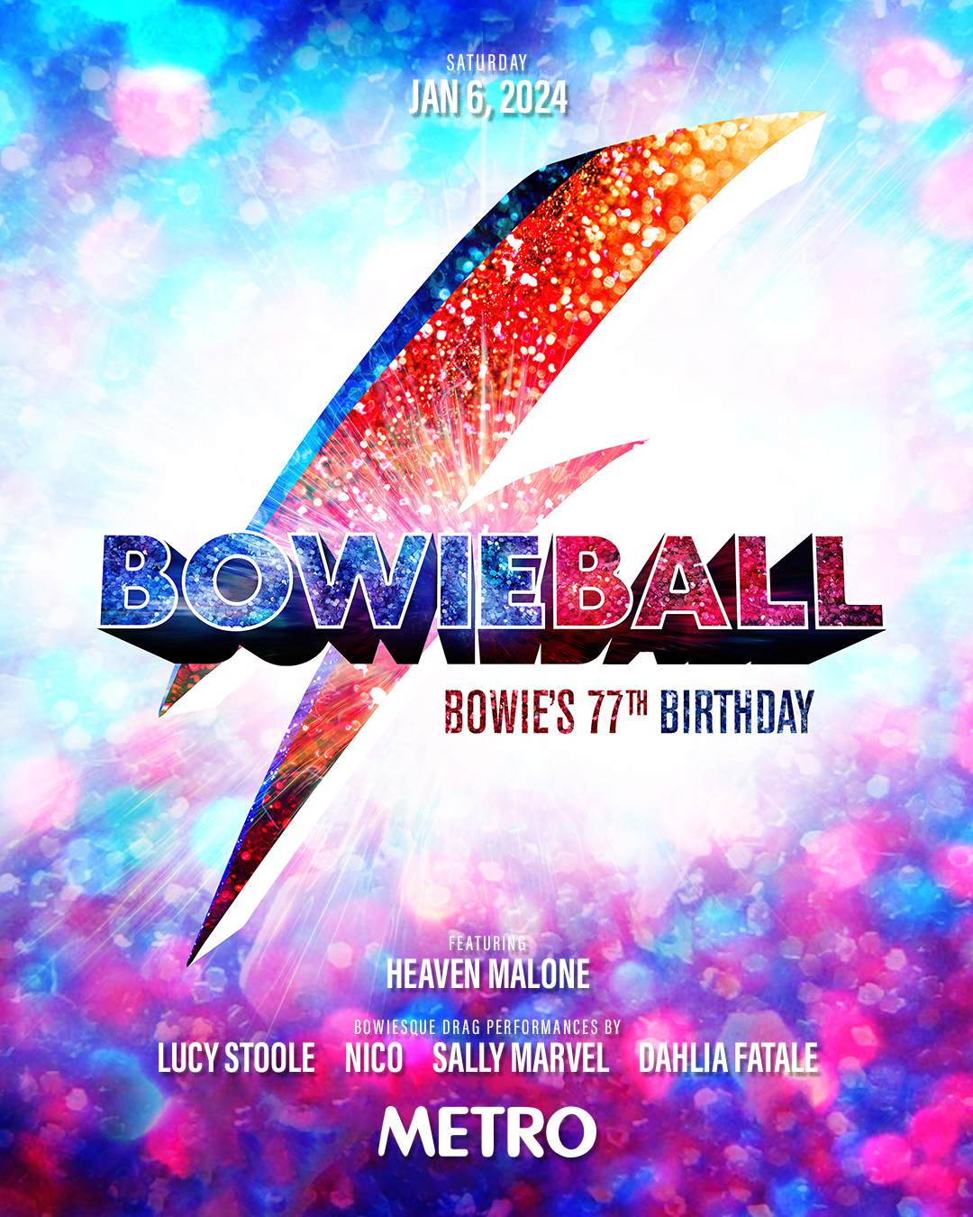Bowie Ball — David Bowie's 77th Birthday - Página frontal