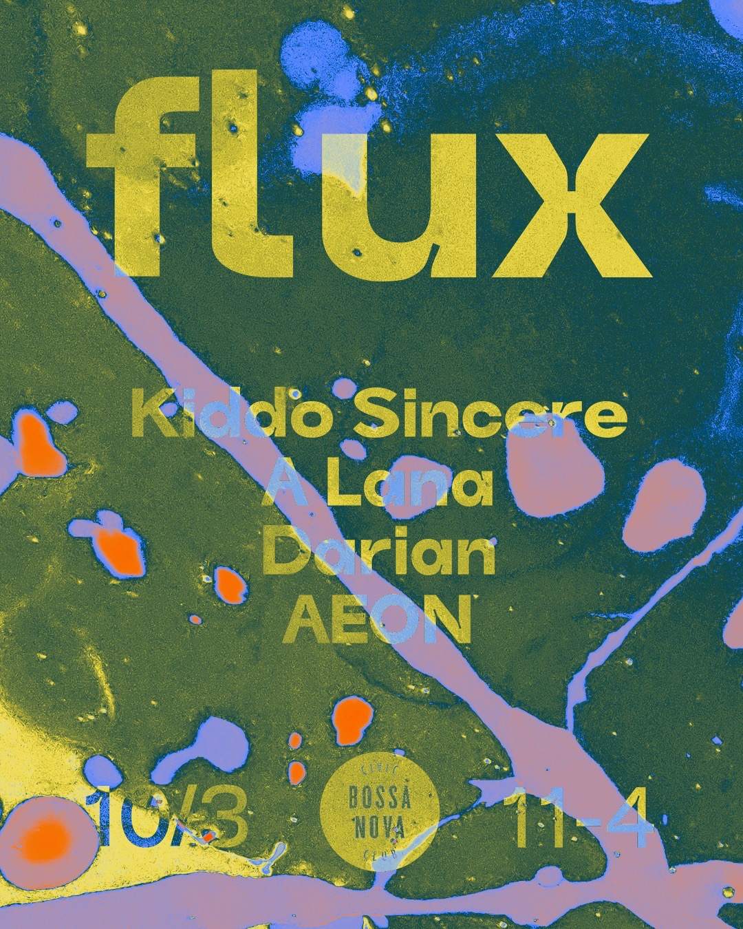 FLUX - フライヤー表