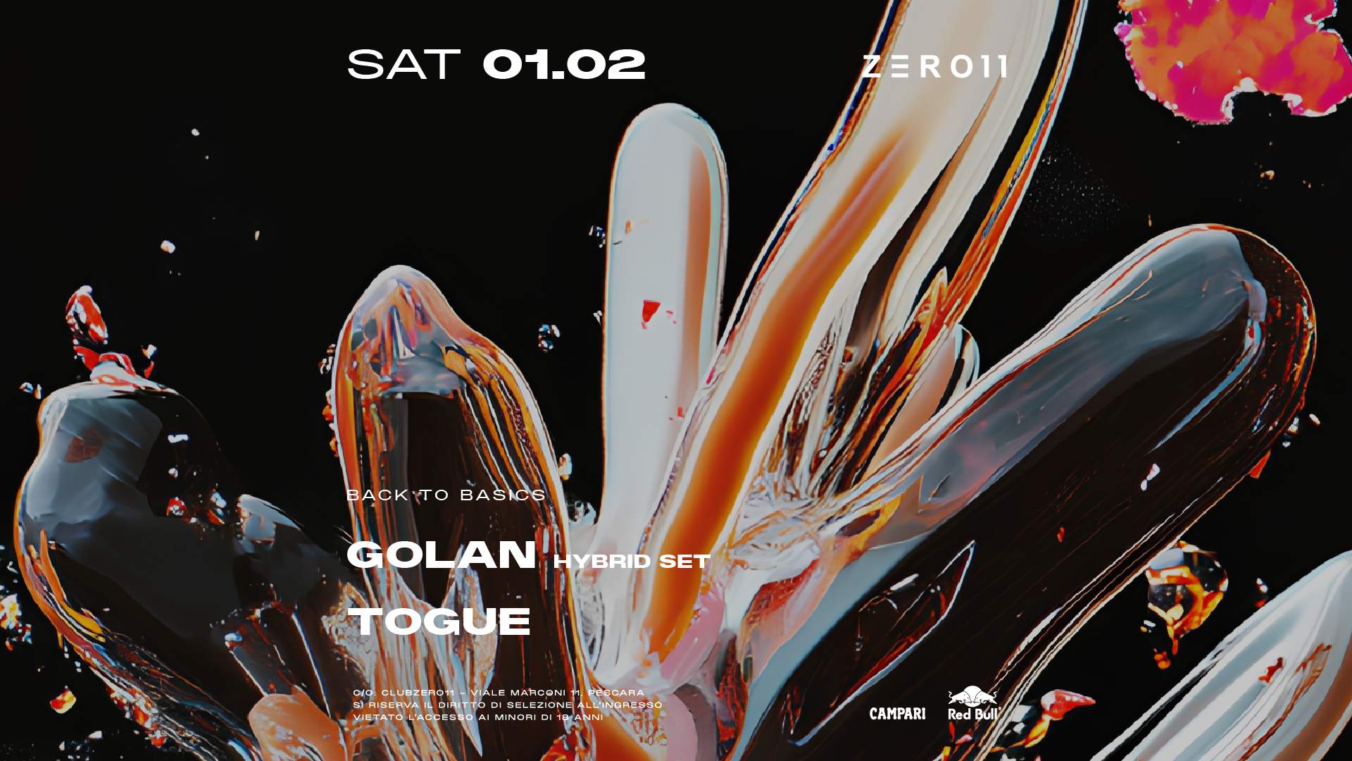 Zero11 pres. Back To Basics with Golan - Toguè at Club Zero11, Central