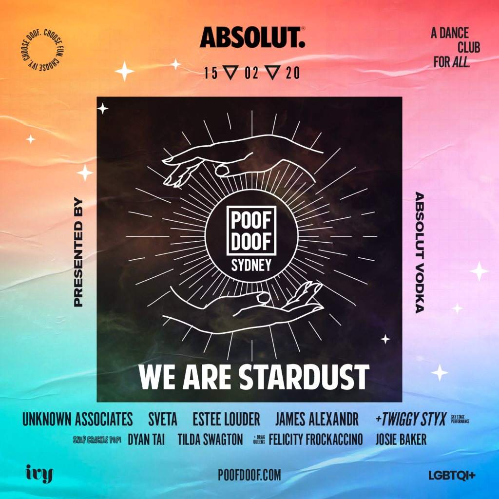 Poof Doof SYD: We Are Stardust - Página frontal