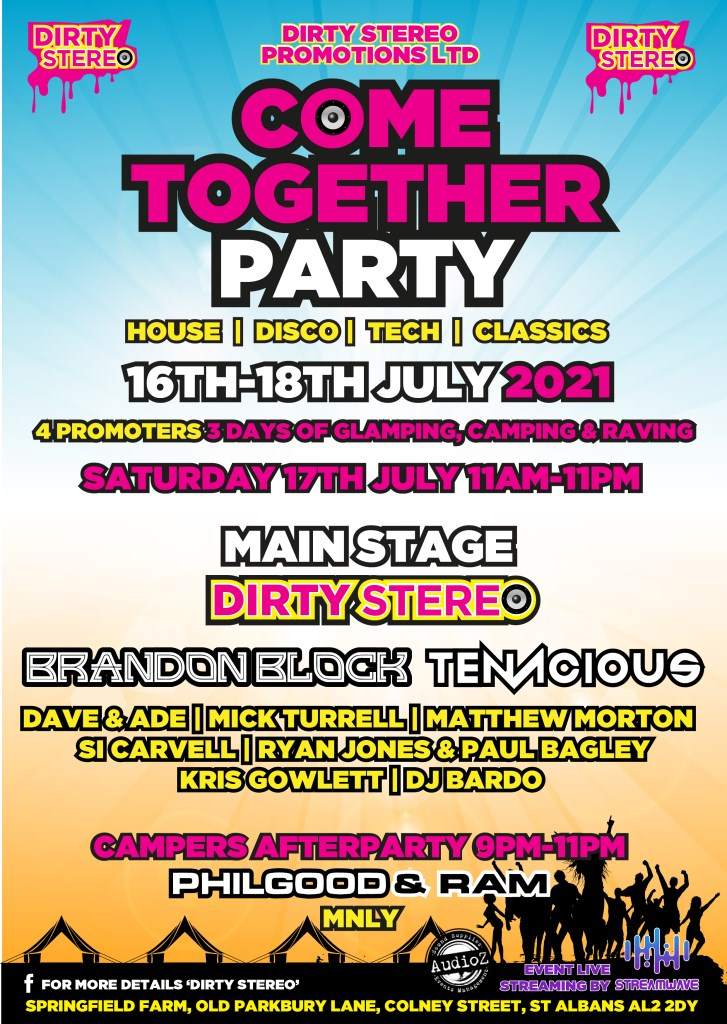 Come Together Party - フライヤー表