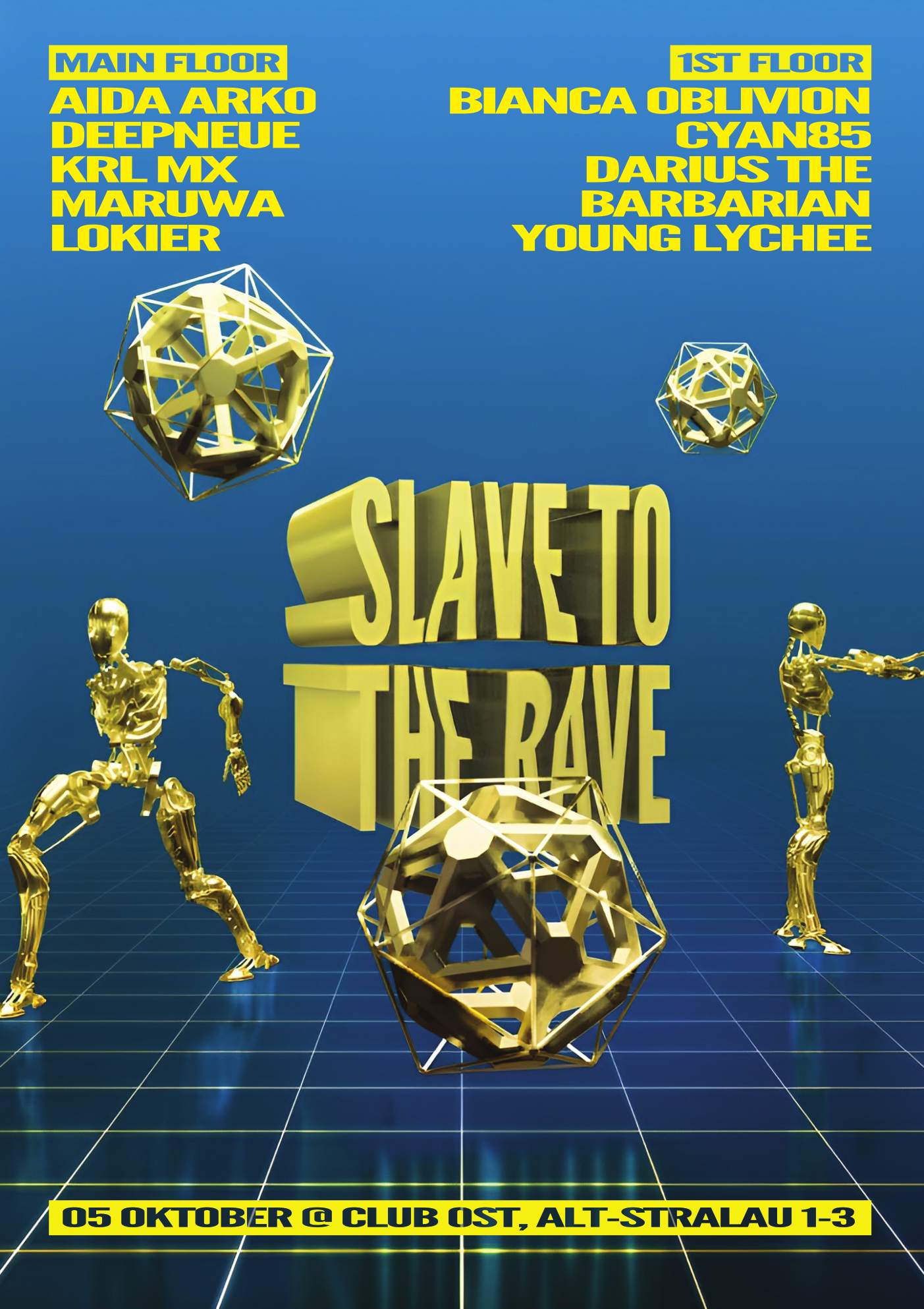 Slave To The Rave 33 with Aida Arko, Bianca Oblivion, Krl Mx, Lokier ...