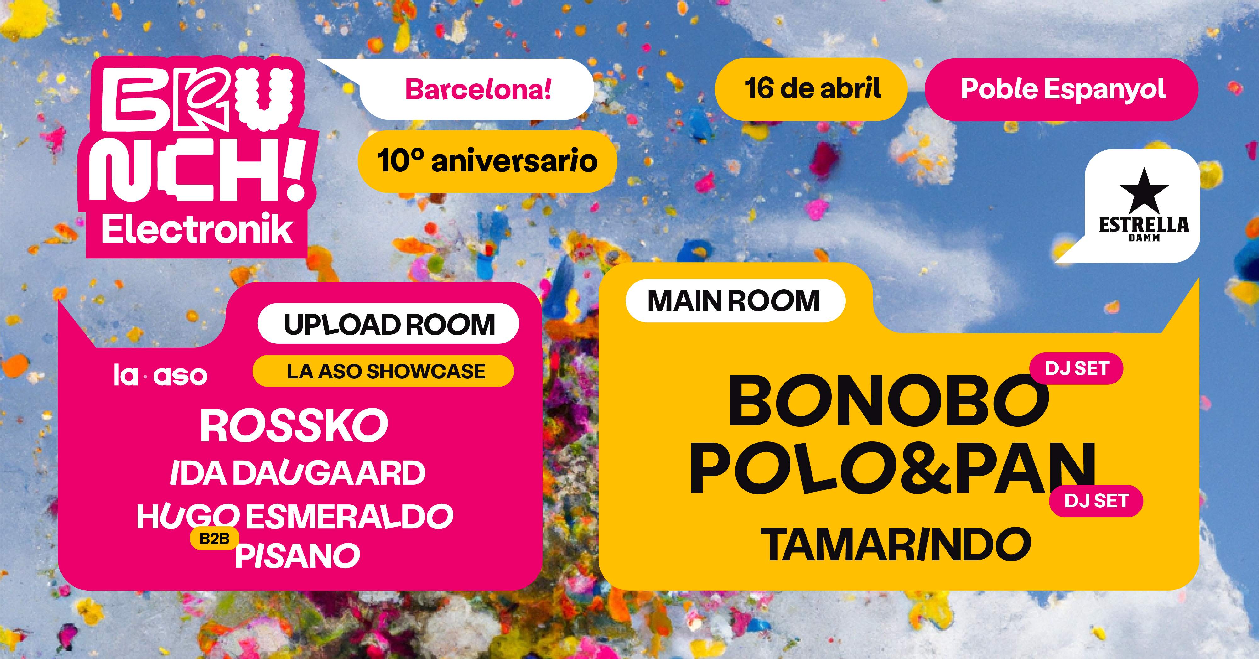 *SOLD OUT* BRUNCH ELECTRONIK #3: Bonobo (DJ set), Polo & Pan (DJ set) y más artistas - Página trasera