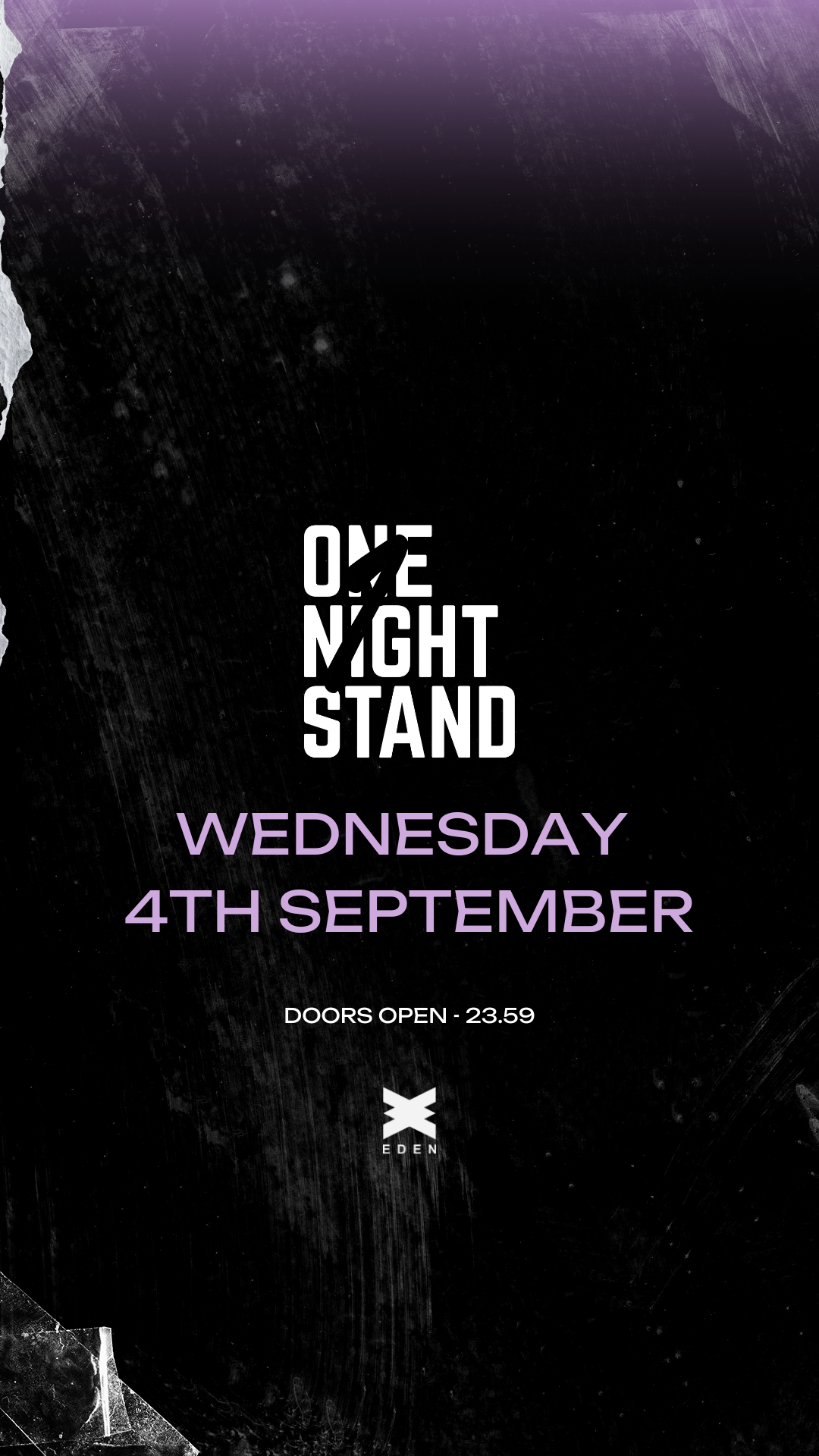 One Night Stand at Eden, Ibiza · Tickets