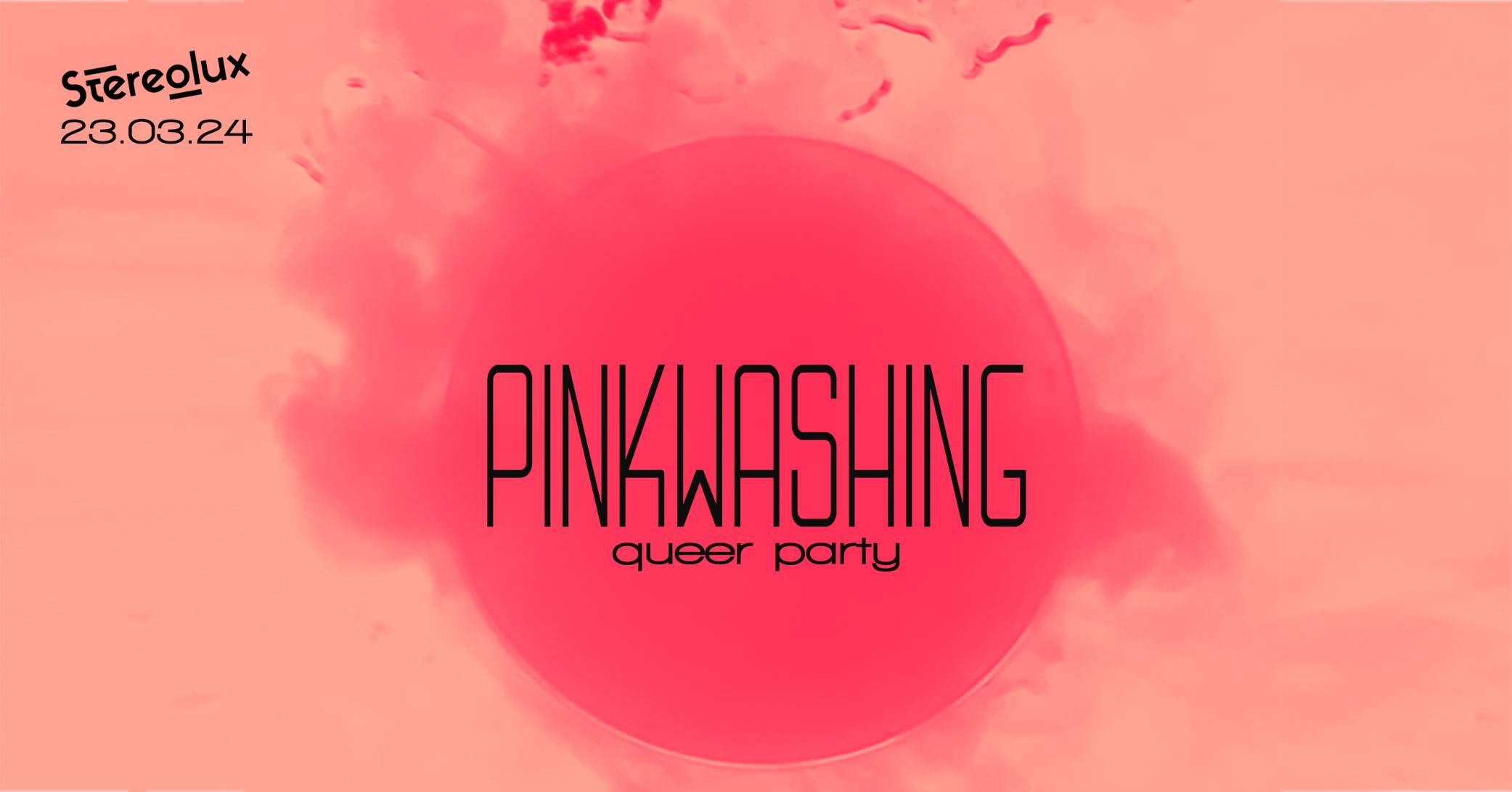 Pinkwashing: Queer party - フライヤー表
