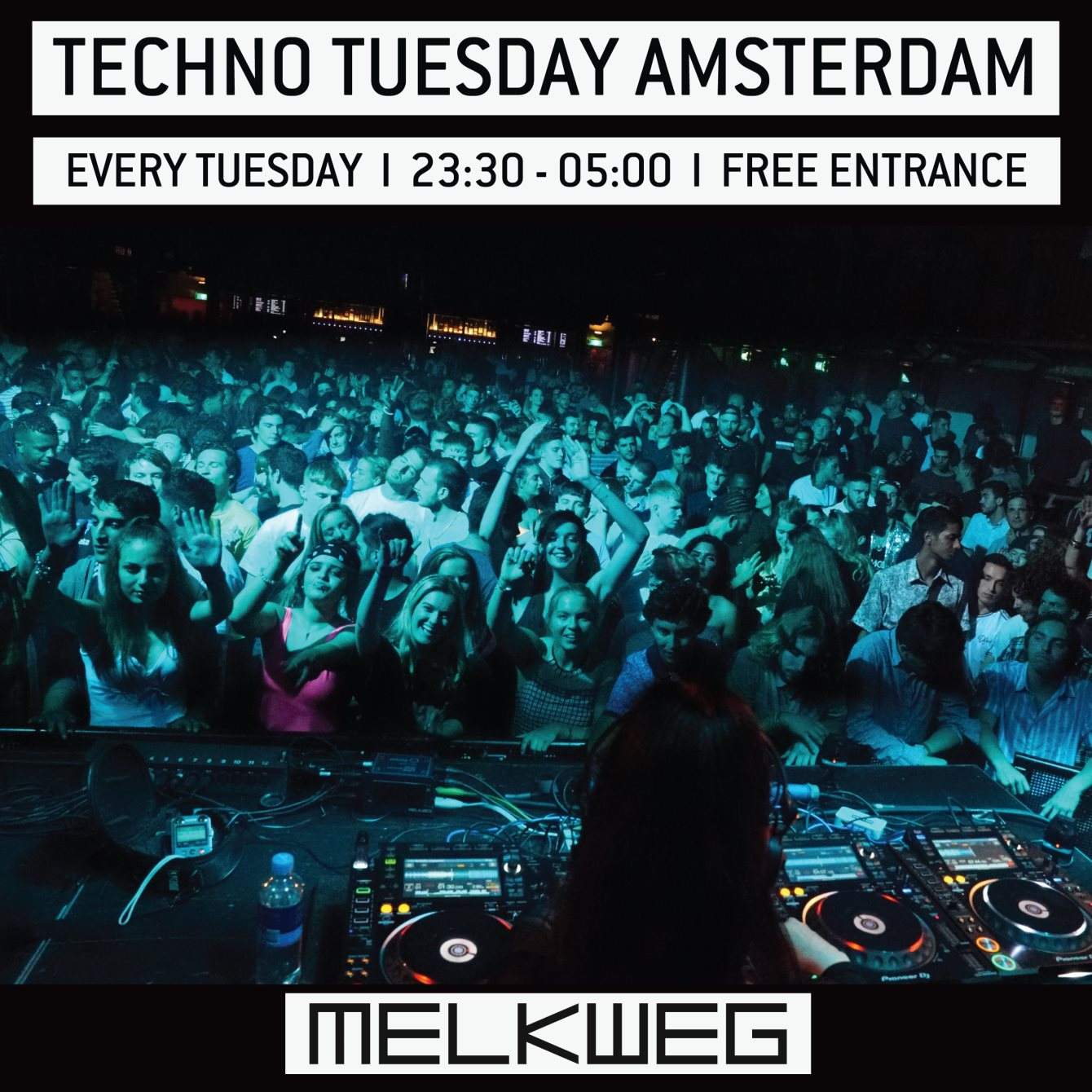 Techno Tuesday Amsterdam - Devid Dega (IT) - フライヤー裏