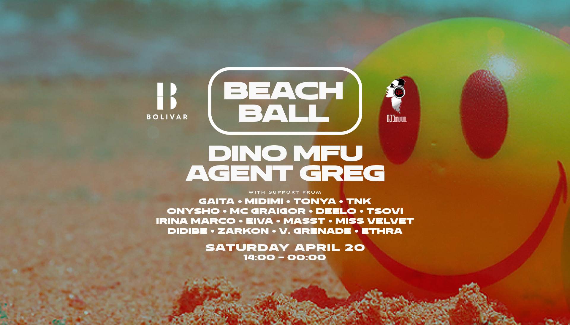 Beach Ball - フライヤー表