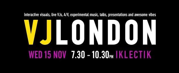 November - VJ London Meet-up & Showcase - フライヤー表