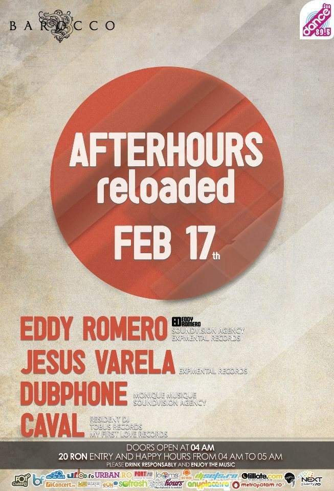 After Hours Reloaded - フライヤー表