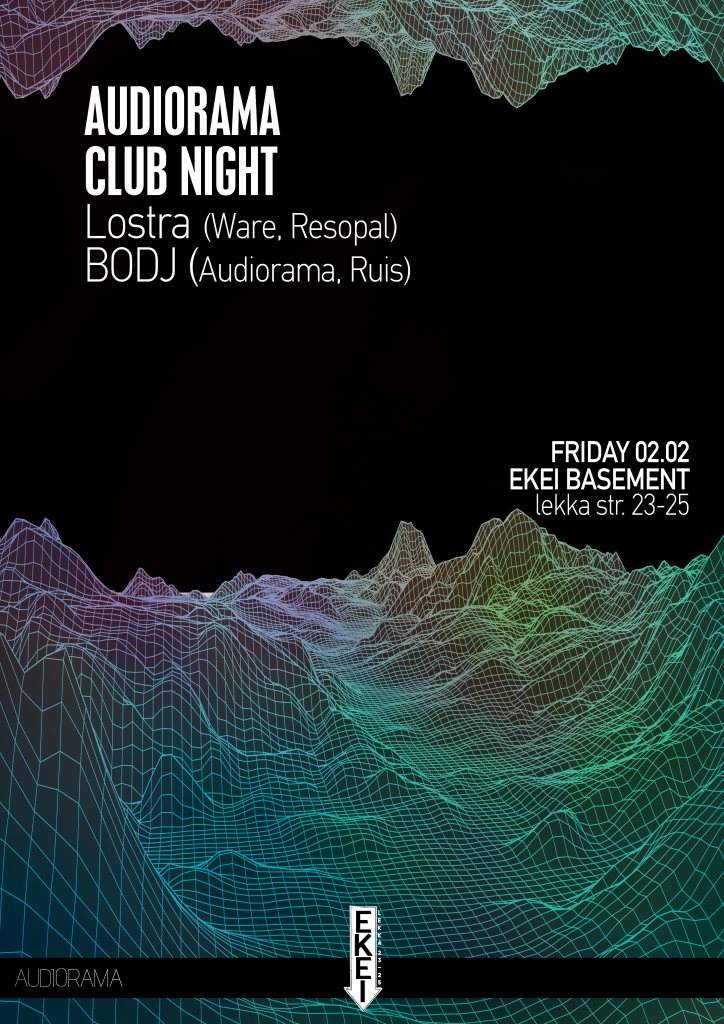 Audiorama Club Night - Página frontal