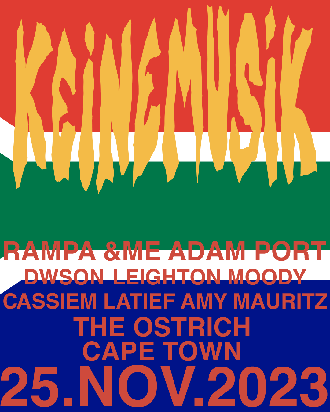 Keinemusik Cape Town 2023 - フライヤー表