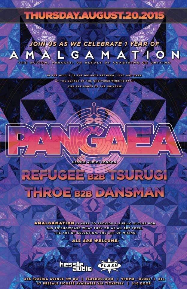 Amalgamation 1 Year Anniversary with Pangaea - Página frontal