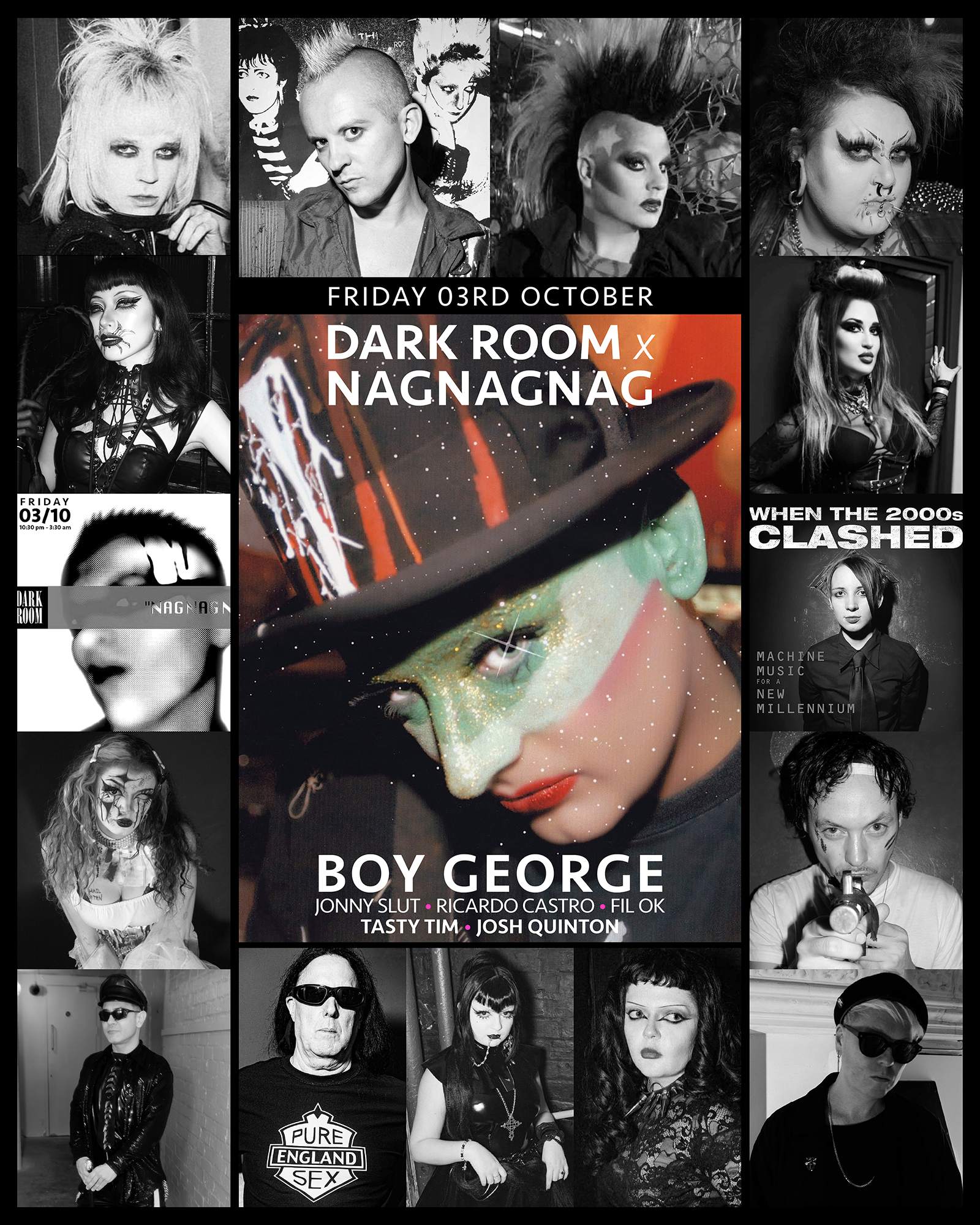 DARK ROOM x NAGNAGNAG feat Boy George at Colours Hoxton, London