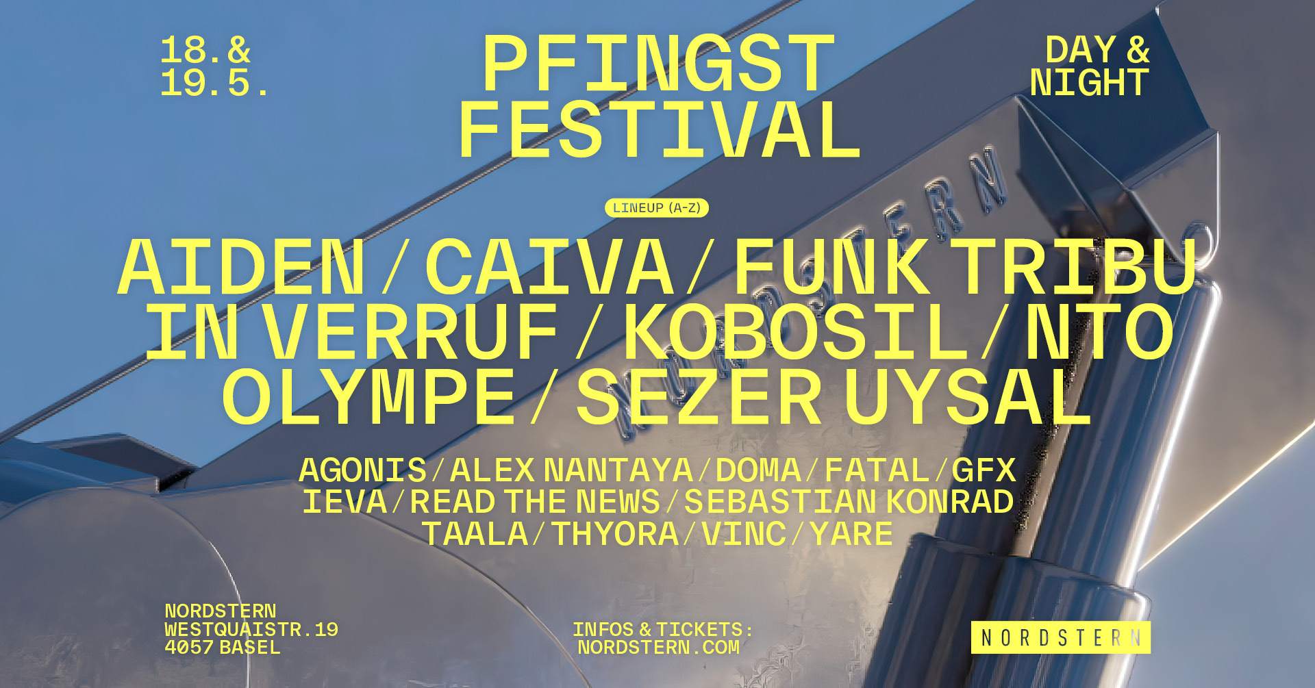 Pfingstfestival by Nordstern - フライヤー表